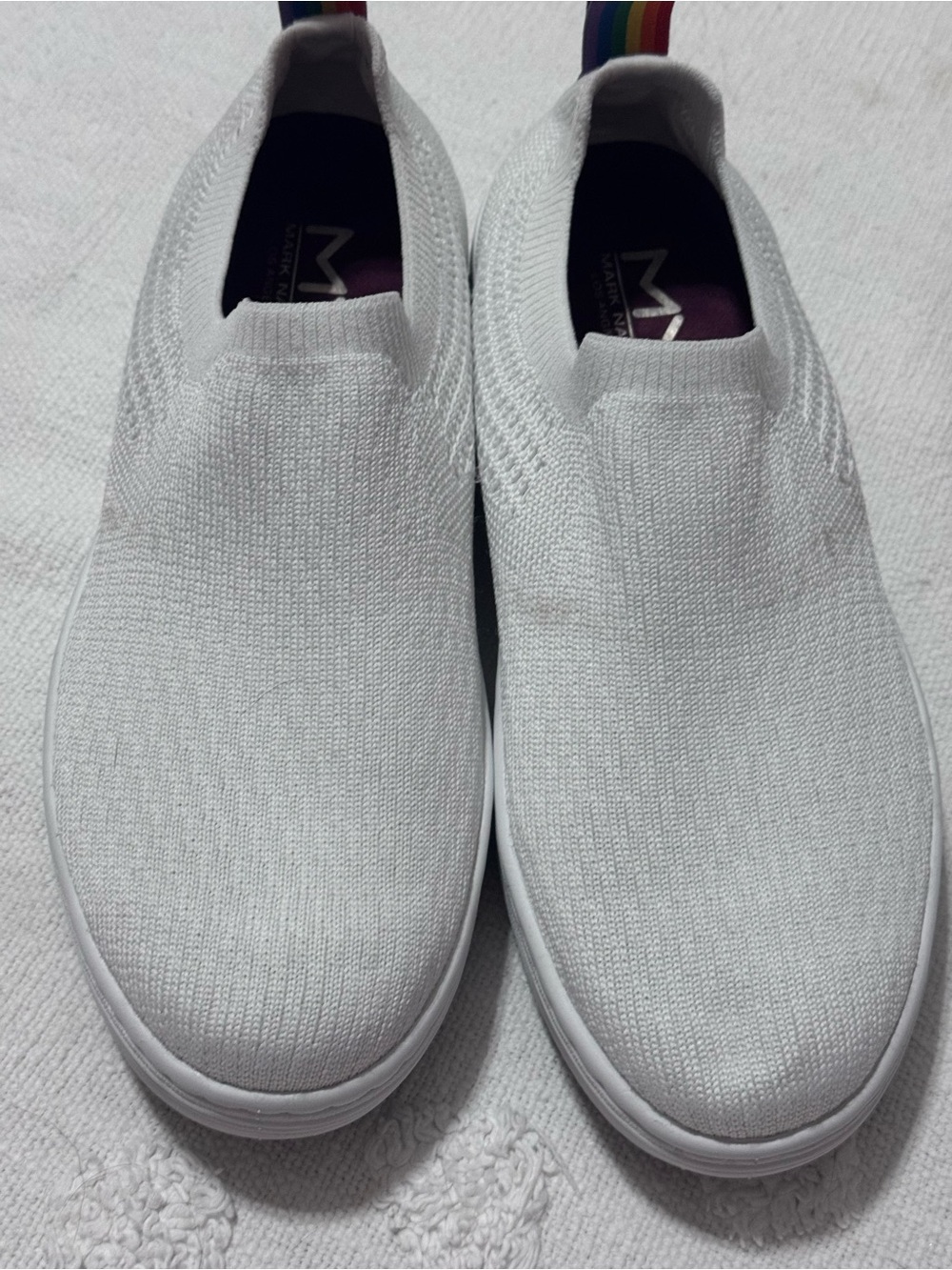 Mark Nason women’s  Palmilla-Dakota Pride Sneakers Shoes White Sz 7.5